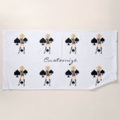 Blonde Queen Thunder_Cove  Strandtuch (Vorderseite)