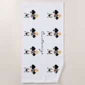 Blonde Queen Thunder_Cove  Strandtuch (Vorderseite)