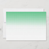 Blonde Retro Lady Drehend Weihnachtsfest Karte (Rückseite)