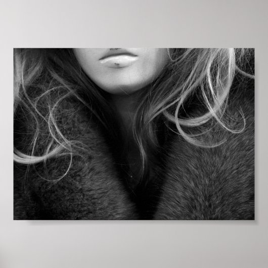 Blonde Schaufensterpuppe Poster (Vorne)