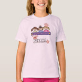 Blonde Schlummer-Party-Prinzessin T-Shirt (Vorderseite)