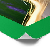 Blonde Schöne Maus spielen Harfe Poster (Ecke)