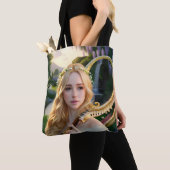 Blonde Schöne Maus spielen Harfe Tasche (Von Nahem)