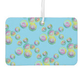 Blonde schwimmen Meerjungfrau Girl Bubbles Autolufterfrischer (Rückseite)