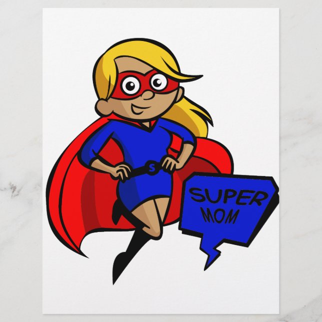 blonde Supermutter (Vorderseite)