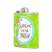 Blonde Supreme auf dem Grün Flachmann (Links)