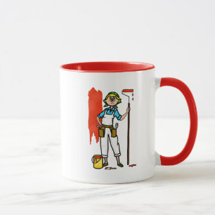 Blonde Tasse für Malernamen