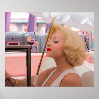 Blonde und die 50er poster