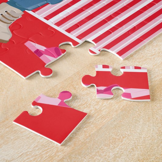 Blonde Valentine's Boy Puzzle (Seite)