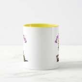 Blonde Veterinärmedizinerin Tasse (Zentrum)