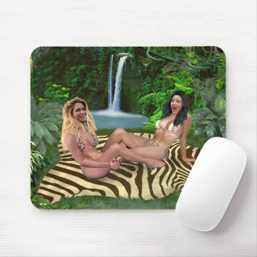 BLONDE VS BRÜNETT MOUSEPAD (Mit Mouse)