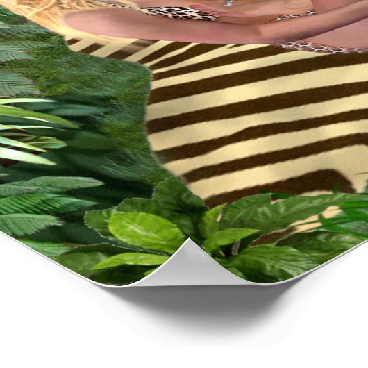 BLONDE VS BRÜNETT POSTER (Ecke)