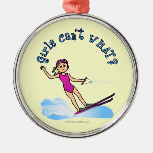 Blonde Wasserläufer Silbernes Ornament