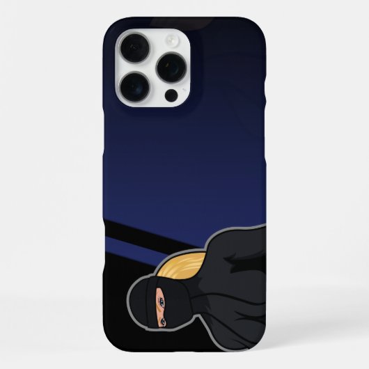 Blonde Woman iPhone 16 Pro - Slim Fit Case Hülle (Rückseite)