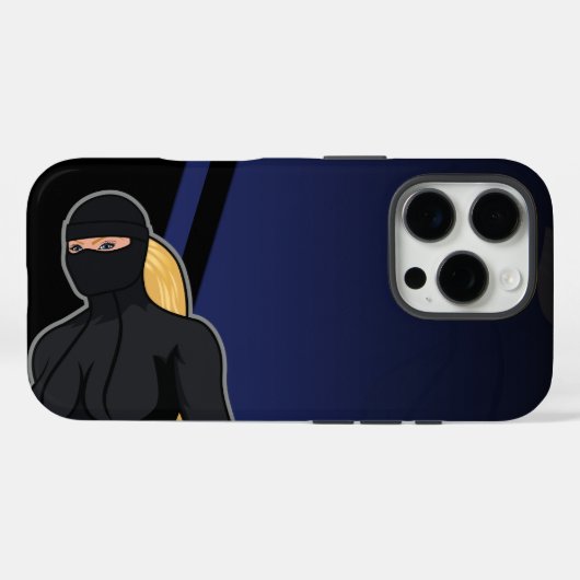 Blonde Woman iPhone 16 Pro - Though Case (Rückseite (Horizontal))