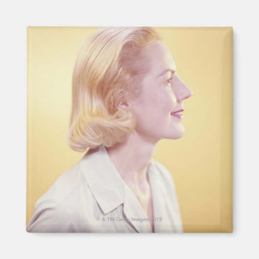 Blonde Woman Magnet (Vorne)