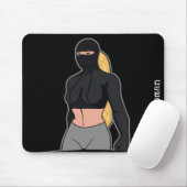 Blonde Woman Mousepad (Mit Mouse)