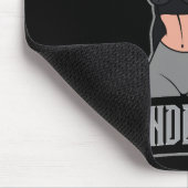 Blonde Woman Mousepad Black (Ecke)