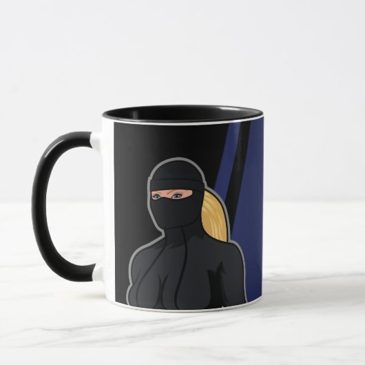 Blonde Woman Mug Tasse (Links)