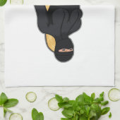 Blonde Woman Tea Towel Geschirrtuch (Gefaltet)