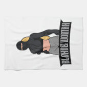 Blonde Woman Tea Towel Geschirrtuch (Horizontal)