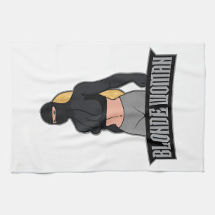 Blonde Woman Tea Towel Geschirrtuch