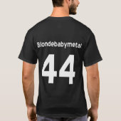 Blondebabymetal T-Shirt (Rückseite)