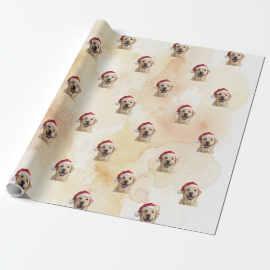 BlondeGolden Retriever 1 Geschenkpapier (Ungerollt)