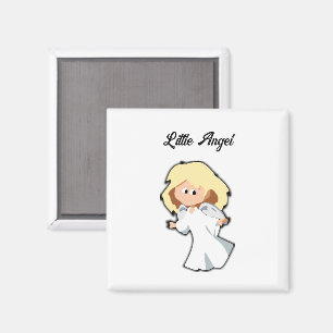 Blonder Baby Engel, Weihnachts-Cartoon für die Fei Magnet