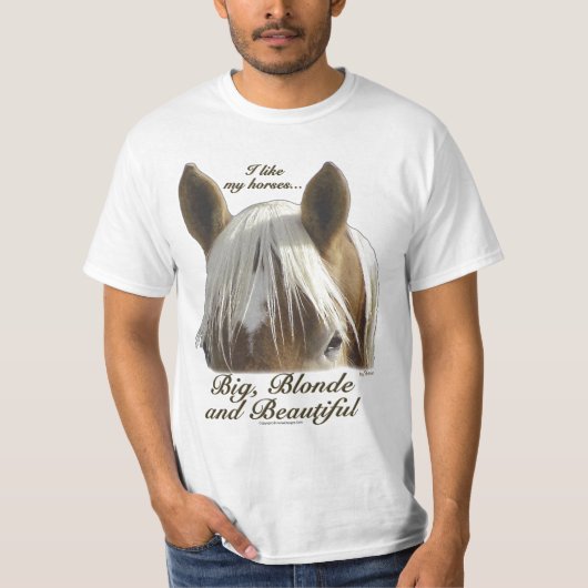 Blonder Belgier T-Shirt (Vorderseite)