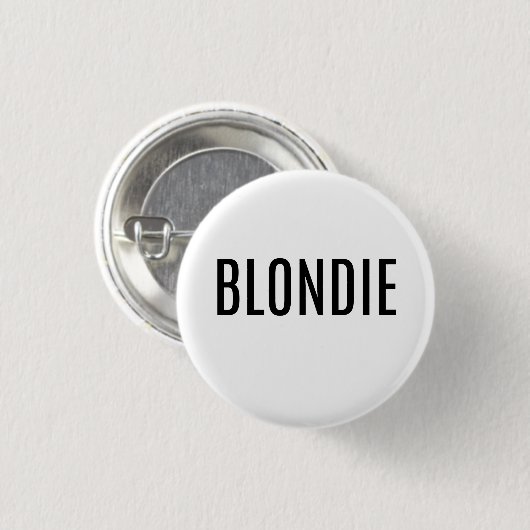 Blonder Knopf Button (Vorne & Hinten)