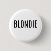 Blonder Knopf Button (Vorderseite)