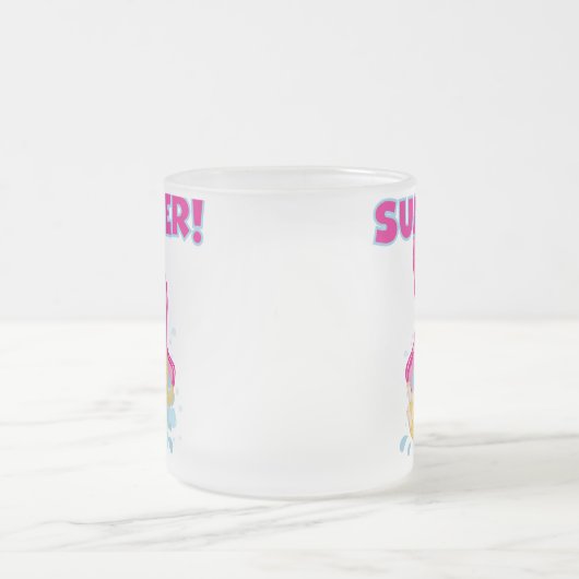 Blonder Mädchen-Sommer Mattglastasse (Mittel)