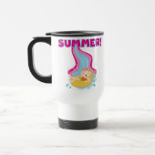 Blonder Mädchen-Sommer Reisebecher (Links)