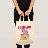Blonder Mädchen-Sommer Tragetasche (Vorderseite (Produkt))