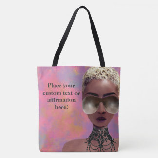 Blonder Melanin-Beeren-Schönheits-Kunst-Regenbogen Tasche