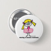 Blonder Moment Button (Vorne & Hinten)