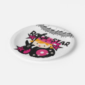 Blonder Pappteller (Schrägansicht)