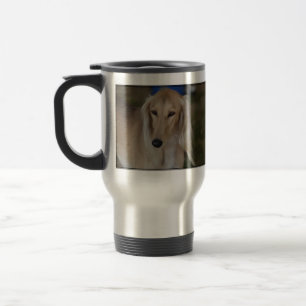 Blonder Saluki Hund Reisebecher