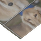 Blonder Saluki Hund Tischdecke (Schrägansicht)