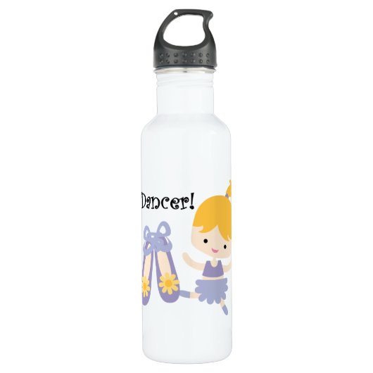 Blonder Tänzer Trinkflasche (Vorderseite)