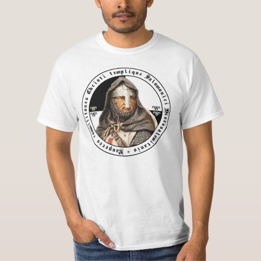 Blonder Templer T-Shirt (Vorderseite)