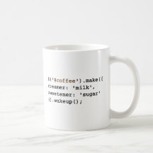 Blonder und süßer Javascript-Kaffee-Code