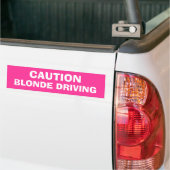 Blondes Fahren Autoaufkleber (Auf Lkw)