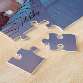 Blondes Haar, blaue mit Augen Puzzle (Seite)
