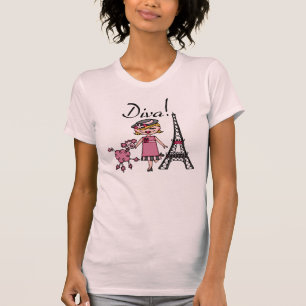 Blondes Haar-Diva T-Shirt