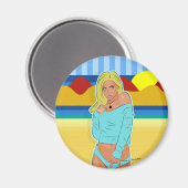 blondes have more fun magnet (Vorderseite/Rückseite)