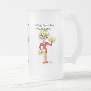 BLONDES JILLIE: "IN DEN HUNDEbieren habe ich Mattglas Bierglas