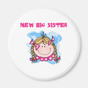 Blondes Mädchen-neue große Schwester Magnet
