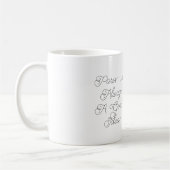 Blondes Mädchen Paris ist immer eine gute Idee Kaffeetasse (Links)